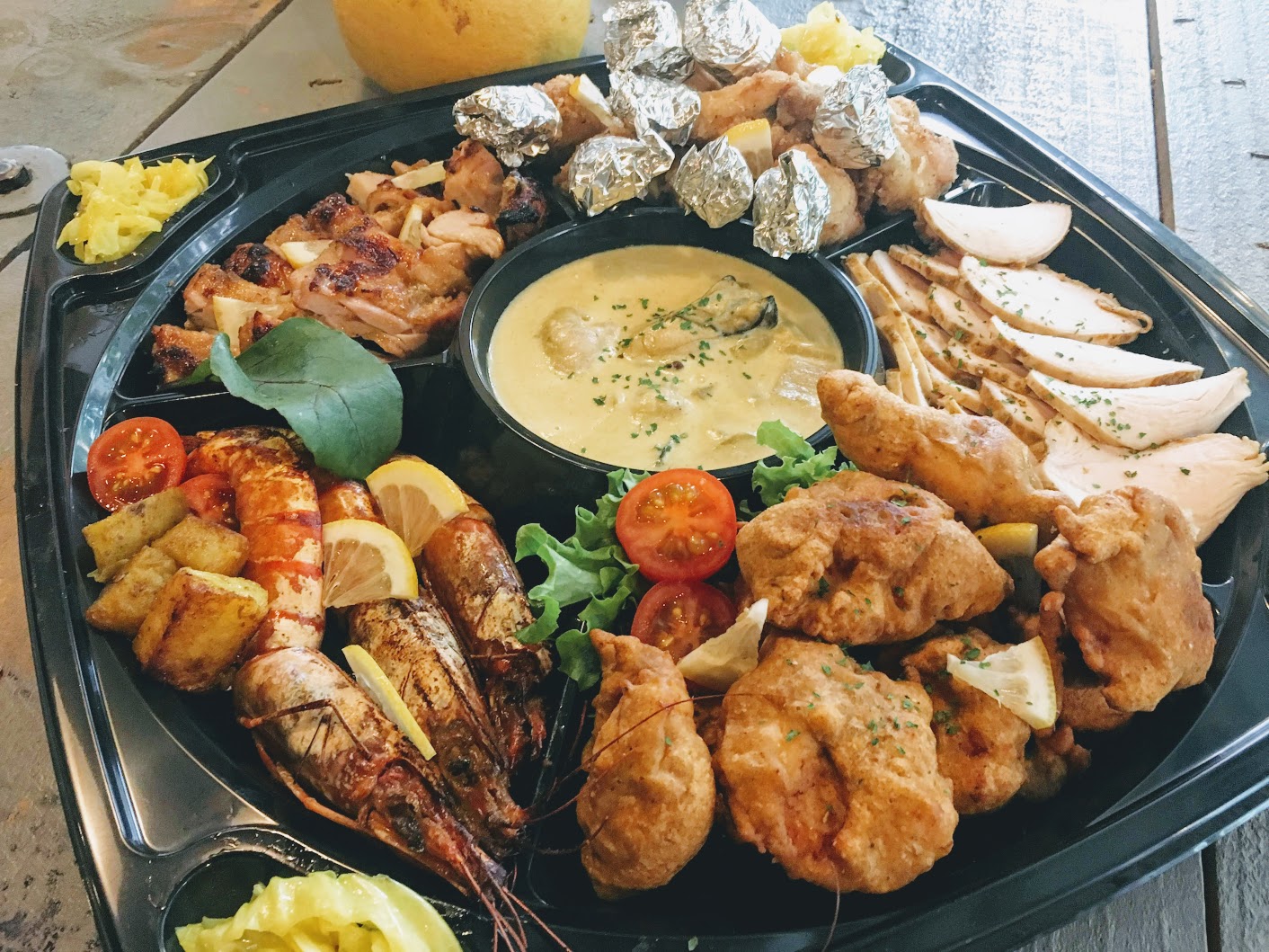 お花見にインドなオードブル♪ – しまなみカレー ルリヲン